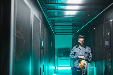 Network Engineer in Service Room